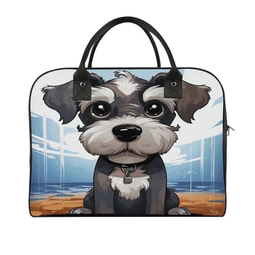 Maletín liviano para laptop con diseño Schnauzer miniatura 1