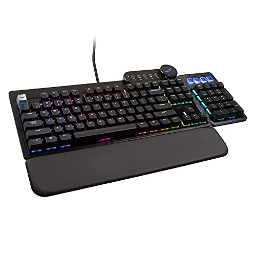 MOUNTAIN Clavier Everest Max Gaming - MX Silent Red, ANSI, US-Layout, Noir