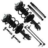SCITOO Suspension Strut Shock for 2013-2018 for Toyota RAV4 Front Complete Strut Assembly,Rear shock absorber,Stabilizer Bar Link -8pcs