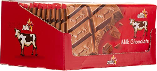 Elite Milk Chocolate Bars 3.5oz (12 Pack) Premium Rich Milk Chocolate, Gluten Free, Product Of Israel image 5