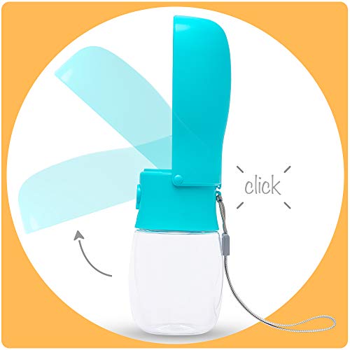 NEW PET SOLUTIONS Foldable, Portable Dog Water Bottle for Walks, Hikes & Travel. PAWeSOME, Compact, Easy-to-Carry, Pet… - Image 5