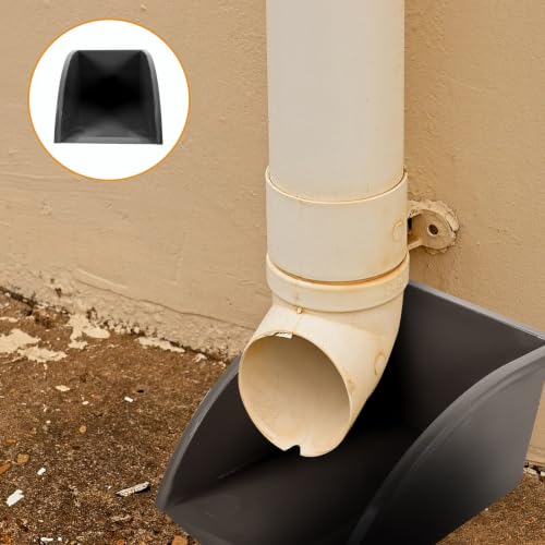 Colector de lluvia para bajante de PVC y recolección de agua en canaletas 8