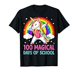 Photo Gallery happy 100th day of school unicorn 100 giorni magici arcobaleno maglietta Photo Gallery happy 100th day of school unicorn 100 giorni magici arcobaleno maglietta