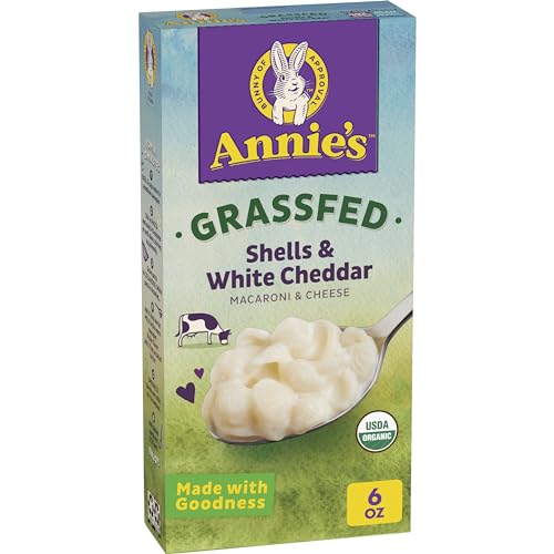 Annie's Organic Macaroni and Cheese, Shells and White Cheddar, Gr...