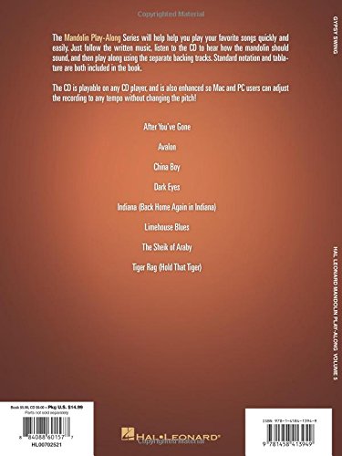 Mandolin Play Along Volume 5: Gypsy Swing Mand Bk/Cd: Noten, Lehrmaterial, CD für Mandoline (Mandolin Play-Along, 5, Band 5)