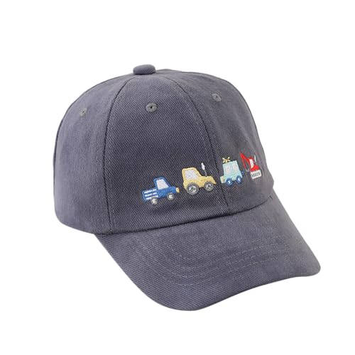 Baby Baseball Cap Toddler Cute Colorful Trucks Embroidered Sun Hat Little Boys Girls Sunshade Cartoon Summer Hats