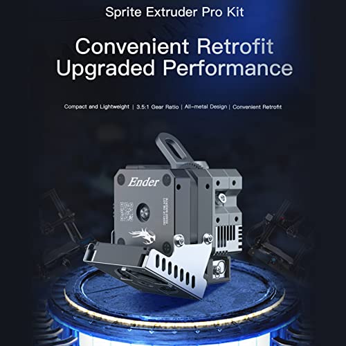 Printer Sprite Extruder Pro Kit DIY Gear io 3.5:1 Direct Drive Extruder All Metal Hotend Structure L