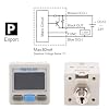 Digital Pressure Switch Controller, Air Pressure Regulator Valve Pneumatic Vacuum Digital Controller Swtich 12~24V DC 0-101kPa, RC 1/8in Interface Thread(ZSE30A-01-P-L)
