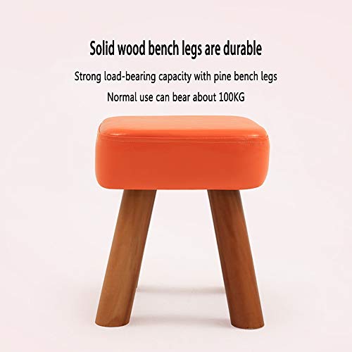 Tabouret en bois empilable pour optimiser le rangement de l'entrée - 8