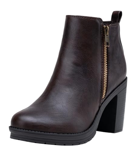 Jeossy Women's 9676 Ankle Booties Platform Chunky Heel Boots Review