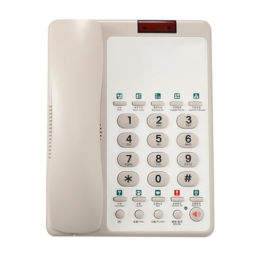 Téléphone gros bouton fixe B188B pour éviter les erreurs de numérotation au bureau