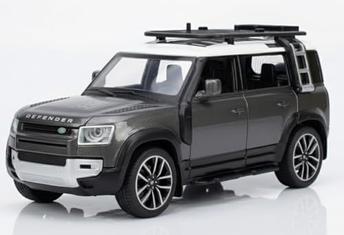 Image of Diecast Range Rover Defender Model - 1:32 Scale SUV Toy with Light & Sound, Alloy Car for Kids & Collectors, Realistic Pull-Back Vehicle, Gift for Boys & Car Lovers (Color As Per Stock)