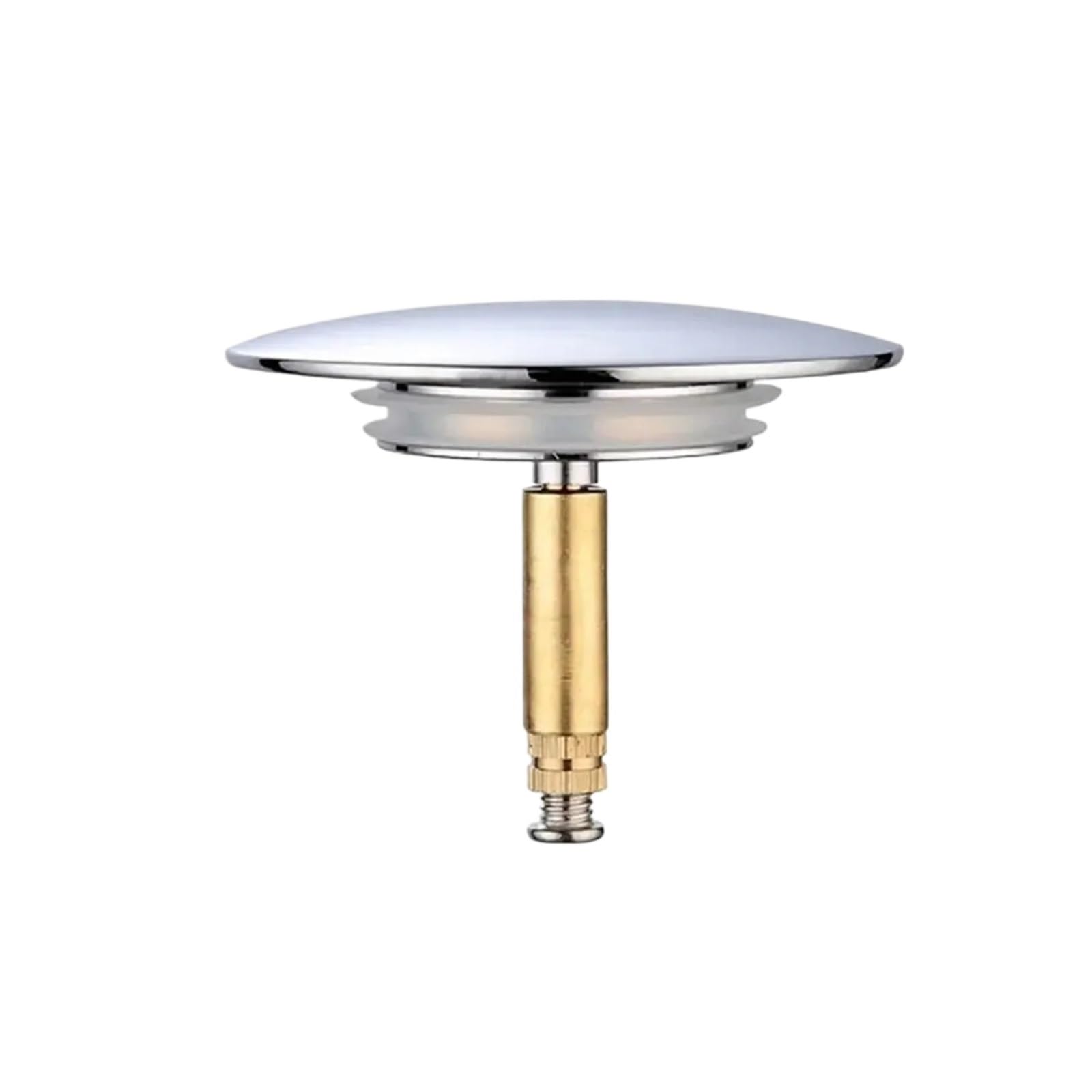3Pcs Pop Up Waste Stopper Bathtub Plug Only Flat Seal Brass Bath 70mm Adjustable Bathroom Tub Drain Filter for Bathroom