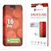 Produktbild Displex Smart Glass (9H) für Apple iPhone 16 Pro, Montagesticker, unzerbrechlich, ultra-dünn, unsichtbar (Smart Glass Ultra- Slim)
