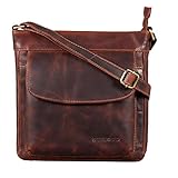 'Melina' Vintage Damen Ledertasche vom Markenhersteller STILORD: Fashion Accessoire mit Stilfaktor!