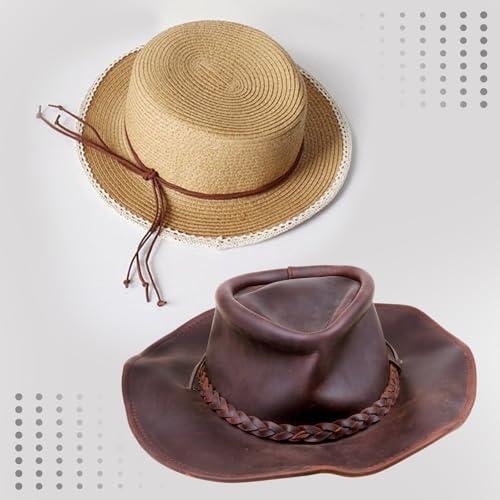 yumcute Lederband Kette, 3mm×3m Lederriemen Meterware Echtes Leder, Braun Lederbänder Flach Band Armband Basteln, Lederschnüre für Leder Schuhspitzen, Halskette, DIY Handwerk und Schmuck Herstellung