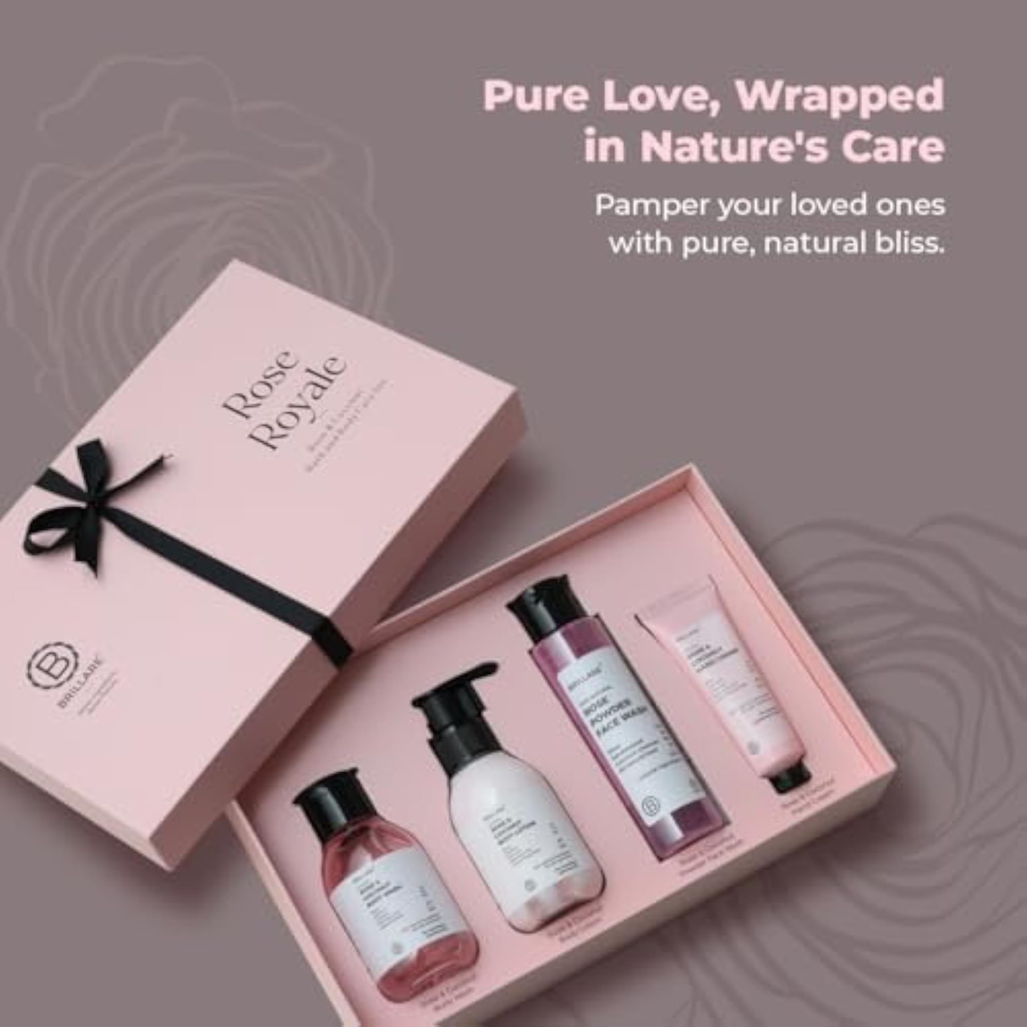 Brillare Rose Royale Gift Box for Luxurious Skincare