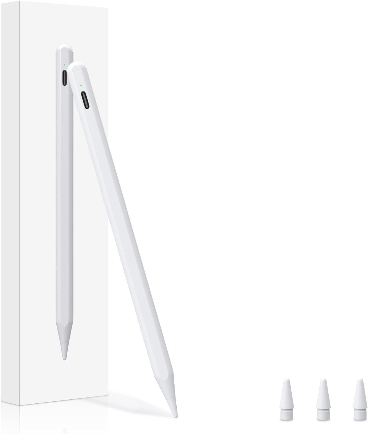 Stylus Pencil for iPad 10th & 9th Generation, Active Pen with Palm Rejection Compatible with 2018-2023 Apple iPad 10/9/8/7/6th Gen/iPad Pro 12.9 &11 inches/iPad Pro 6/5/4th Gen/iPad Air 5/4/3 Gen