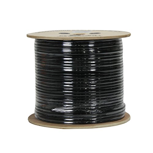 Cable Ethernet CAT6 UTP Exterior 500 pies Negro miniatura 2