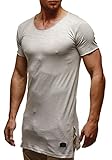 kurzarm pullover herren KOMBINIERMÖGLICHKEITEN: Das Herren T-Shirt mit Rundhalsausschnitt / Rundkragen passt sich jeder Alltagssituation (zur Arbeit / Business, in Freizeit oder auf Party) an und kann in verschiedenen Styles kombiniert werden. Egal ob Sie eine Jeans Hose tragen oder eine Cargo hose. Ebenfalls optimal passend unter einem Hoodie-Pullover oder einer Sweatjacke. Ein cooles, modernes und lässiges Jungen Oberteil für Sommer, Herbst, Frühling sowie Winter.