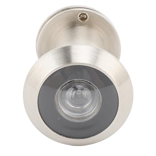 Visor de Puertas de Seguridad, Instalación Fácil 200 ° Lente HD Gran Angular 200 ° Peephole Antift para Casas (SILVER)