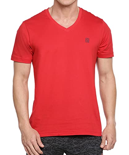 Image of F A S O Mens Organic Cotton V-Neck T-Shirt