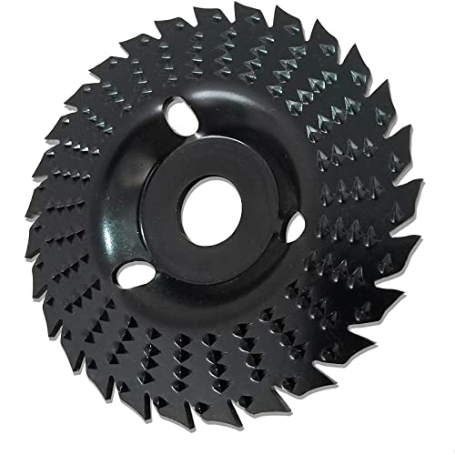 Lohofrnny Disco para Tallar Madera 125mm, Disco Tallado Madera Amoladora, Disco aAbrasivo de Madera, Disco Conformación Madera, Amoladoras Angulares para Moler, Cortar y dar Forma Adecuado (Modelo 1) Cover