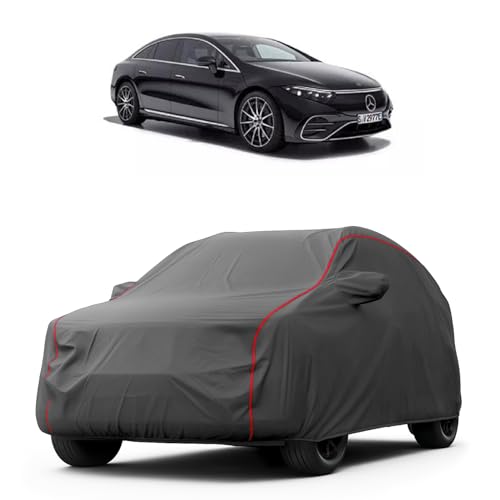 Image of Heavy-Duty Car Cover for Compatible with Mercedes Benz EQS (2021 to 2025 All Models) Deluxe Car Protection Cover - Waterproof & UV-Resistant All-Season Exterior Protection