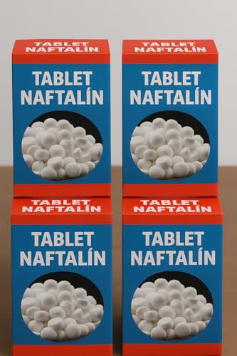 Tablet Naftalin 100 g x 4 Paket (Lavabolarda Kullanılmaz)