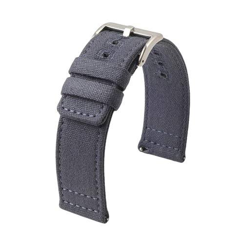 [KKTHRFFKK] Quick Release Nylon Canvas Watch Strap 18mm 20mm 22mm Army Green Bracelet Brushed Buckle Watchbands For Smartwatch A