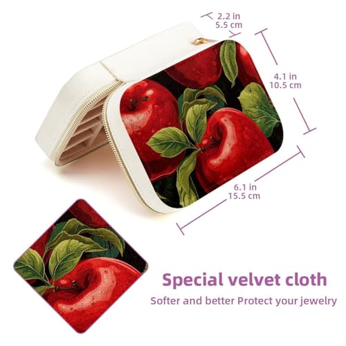 Alhajero portátil de óleo con compartimentos para anillos y collares 6