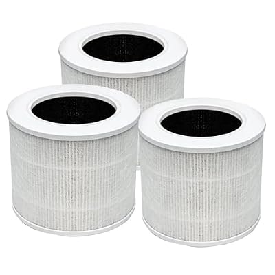 Replacement Filter,Compatible For LEVOIT,Core Mini/Core200S/Core300/Core300P/Vista200/Core600S/Core600SP Air Purifier(Core Mini 3Pcs)