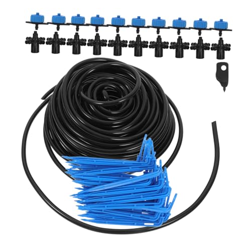 YARNOW 1 セット 点滴灌漑温室 自動灌漑キット 植物散水装置 点滴灌漑 植物点滴フィーダー 灌漑ツール 苗の灌水ツール 自動庭の水やり マイクロスプリンクラー 塩ビ Blue