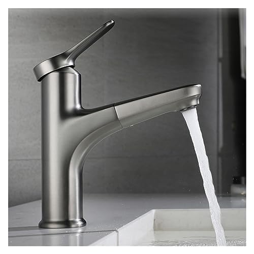 Robinet rétractable chaud et froid pour évier et lavabo de salle de bain - 4
