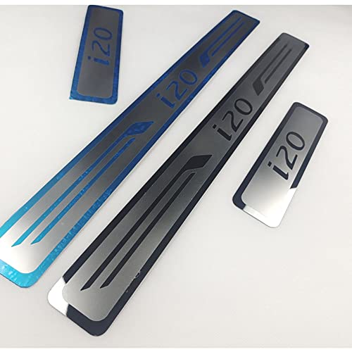 SLURF 4 Pezzi Acciaio Inox Battitacco per Hyundai