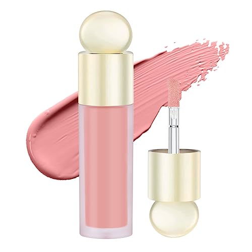LOPHE Blush Stick, Mattes Leichtes und Atmungsaktives Liquid Blush Flüssig, Waterproof Rouge Beauty Wand, Natürliches Aussehen Long-Wearing Face Make Up Pen für Frauen （01#7.5ml）