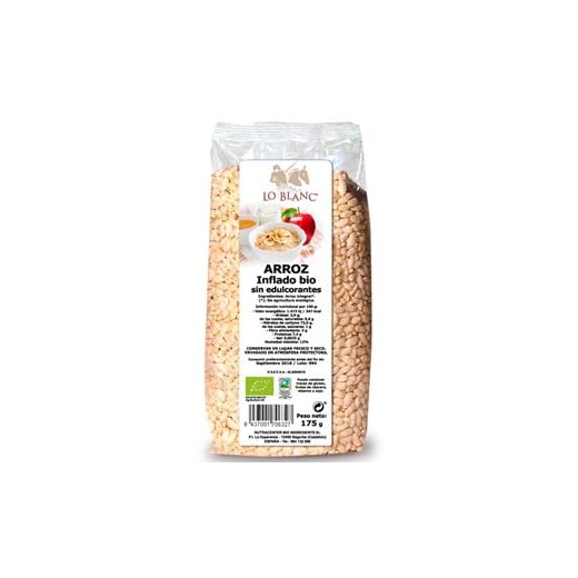 Arroz integral inflado bio sin edulcorantes Lo Blanc - Bolsa 175 g
