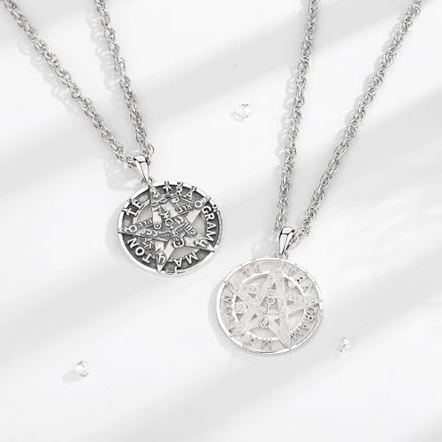 Collar Tetragramaton Plata 925 Amuleto de Protección