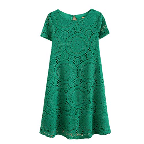 NOBRAND - Vestido suelto de manga corta para mujer