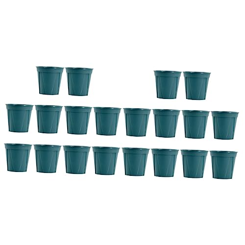 BESPORTBLE 20 Piezas Maceta araña Gigante Pantalla de lámpara de Mesa de Malla Redondo Rosa Parrilla Japonesa de carbón maceteros suculentas jardim decoração Plant Pot Cactus Olla de galón