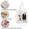 Omens TV Show Inspired Tote Bag Aziraphale and Crowley Lovers Gift Ineffable Husbands Gift You Go Too Fast For Me Canvas Bag (For Me Tote) #3