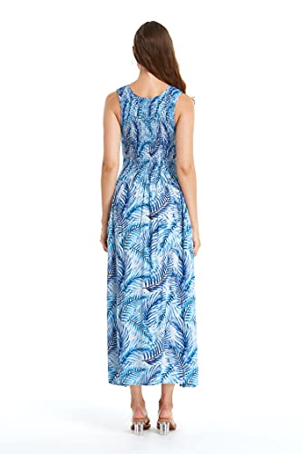 Image of Hawaii Hangover Family Matching Hawaiian Clothes, Simply Blue Leaves