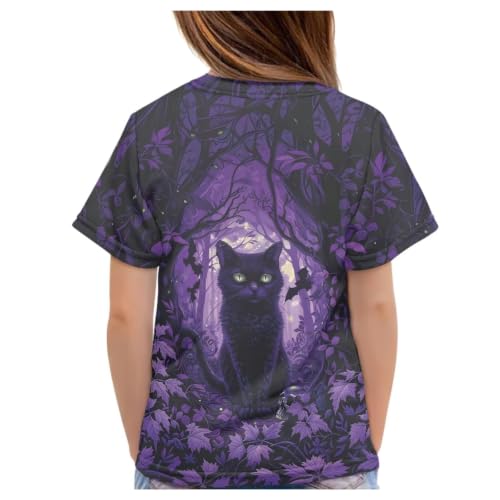 Image of Xhuibop Kids T Shirts for Boys Size 3-16 Girls Short Sleeve Sportswear Active Tops