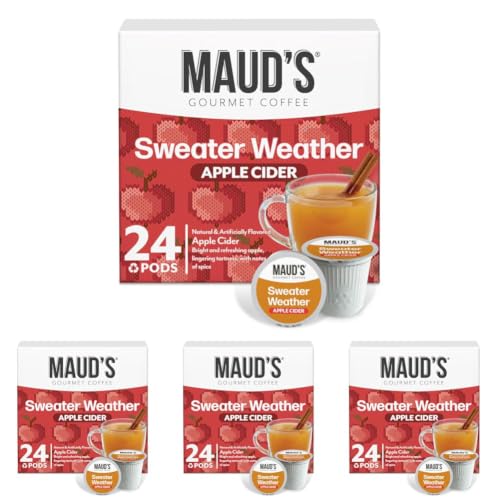 Image of Maud's Hot Apple Cider Pods, 24 Count (Pack of 4)