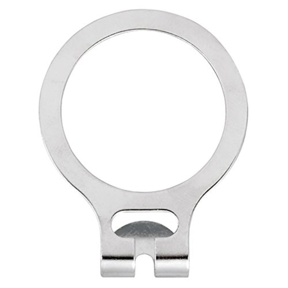 Garcia de Pou 50 unità antifurto anelli per appendere in scatola, 4.8 cm, metallo, argento, 4.8 x 4.8 x 30 cm