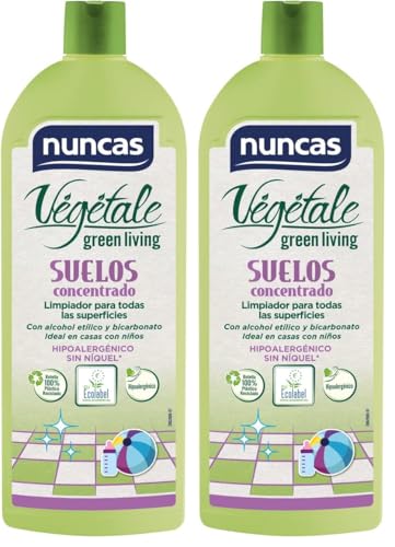 Nuncas Vegetale - Suelos Concentrado Limpiador para todas las Superficies - 1000ml (Paquete de 2)