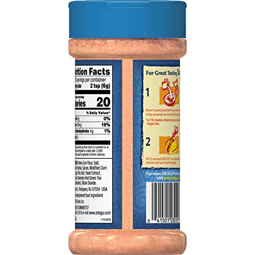 Image of Ortega Seasoning Mix, Taco Seasoning, 6.5 Ounce (Pack of 2)
