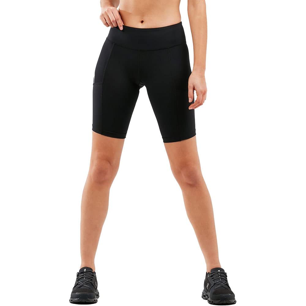 2XU Run Mid-Rise Dash Compression Shorts - Wa6182b - Shorts Mujer