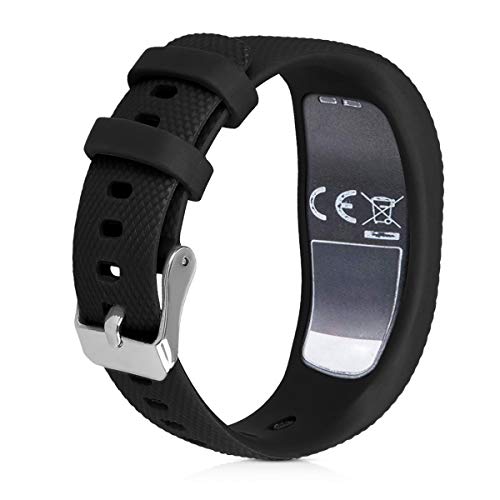 kwmobile 2X Sportarmband kompatibel mit Garmin Vivofit 4 Armband - Fitnesstracker Band Set aus TPU Silikon