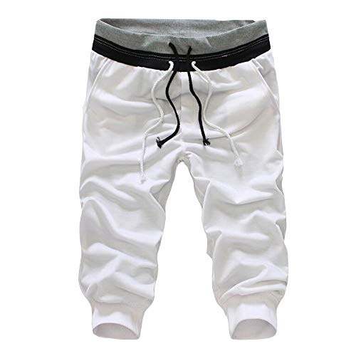 XWGlory Männer Patchwork Farbe Taille Sport Hosen Hip Hop Laufhose Männliche Jogger Geerntete Hose Kordelzug Jogginghose